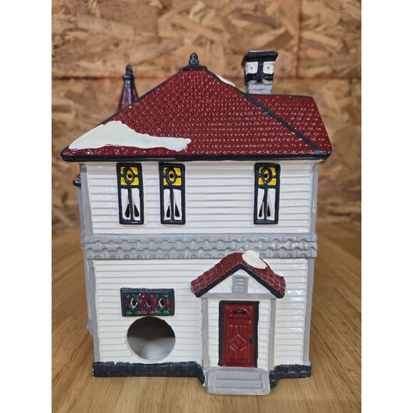Department 56 Original Snow Village-Queen Anne Victorian #51578, Retired - Picture 3 of 6